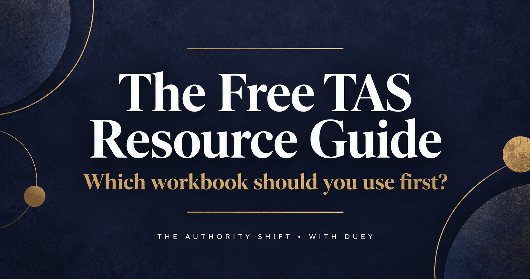 The free TAS resource guide: which one should you use?